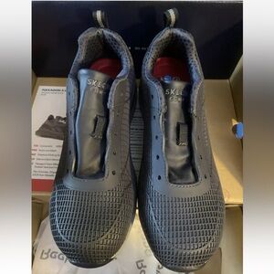 Steel toe sketchers work shoes